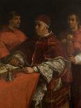 Pope Leo X with Two Cardinals, after Raphael-Giorgio Vasari-Giclee Print