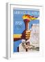 Giornata Olimpica 1959 Poster-Nino Gregori-Framed Premium Giclee Print