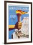 Giornata Olimpica 1959 Poster-Nino Gregori-Framed Giclee Print