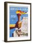 Giornata Olimpica 1959 Poster-Nino Gregori-Framed Giclee Print