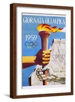 Giornata Olimpica 1959 Poster-Nino Gregori-Framed Giclee Print