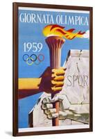 Giornata Olimpica 1959 Poster-Nino Gregori-Framed Giclee Print