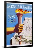 Giornata Olimpica 1959 Poster-Nino Gregori-Framed Giclee Print