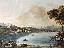 A View of Como from the Lake-Giosafatto Alfieri-Framed Stretched Canvas
