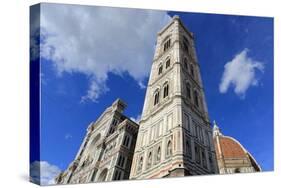 Giotto Bell Tower and Santa Maria Del Fiore Cathedral (Duomo), Florence, Tuscany, Italy, Europe-Vincenzo Lombardo-Stretched Canvas