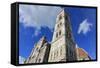 Giotto Bell Tower and Santa Maria Del Fiore Cathedral (Duomo), Florence, Tuscany, Italy, Europe-Vincenzo Lombardo-Framed Stretched Canvas