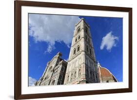 Giotto Bell Tower and Santa Maria Del Fiore Cathedral (Duomo), Florence, Tuscany, Italy, Europe-Vincenzo Lombardo-Framed Photographic Print