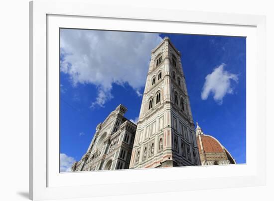 Giotto Bell Tower and Santa Maria Del Fiore Cathedral (Duomo), Florence, Tuscany, Italy, Europe-Vincenzo Lombardo-Framed Photographic Print
