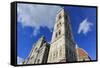 Giotto Bell Tower and Santa Maria Del Fiore Cathedral (Duomo), Florence, Tuscany, Italy, Europe-Vincenzo Lombardo-Framed Stretched Canvas