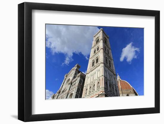 Giotto Bell Tower and Santa Maria Del Fiore Cathedral (Duomo), Florence, Tuscany, Italy, Europe-Vincenzo Lombardo-Framed Photographic Print