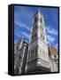 Giotto Bell Tower and Santa Maria del Fiore Cathedral, Florence, UNESCO World Heritage Site, Italy-Vincenzo Lombardo-Framed Stretched Canvas