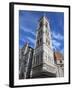 Giotto Bell Tower and Santa Maria del Fiore Cathedral, Florence, UNESCO World Heritage Site, Italy-Vincenzo Lombardo-Framed Photographic Print