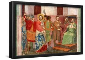 Giotto Christ and Caiphus Art Print Poster-null-Framed Poster