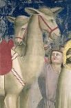 The Virgin's Suitors Praying before the Rods in the Temple, C.1305 (Detail)-Giotto di Bondone-Giclee Print