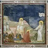 Expulsion of Merchants from Temple, Detail from Life and Passion of Christ, 1303-1305-Giotto di Bondone-Giclee Print