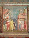 Expulsion of Merchants from Temple, Detail from Life and Passion of Christ, 1303-1305-Giotto di Bondone-Giclee Print