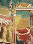 The Virgin's Suitors Praying before the Rods in the Temple, C.1305 (Detail)-Giotto di Bondone-Giclee Print