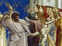 The Massacre of the Innocents, Detail from Life and Passion of Christ, 1303-1305-Giotto di Bondone-Giclee Print