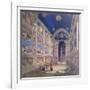 Giotto Painting the Interior of the Scrovegni-null-Framed Giclee Print