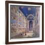 Giotto Painting the Interior of the Scrovegni-null-Framed Giclee Print