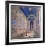 Giotto Painting the Interior of the Scrovegni-null-Framed Giclee Print