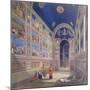 Giotto Painting the Interior of the Scrovegni-null-Mounted Giclee Print