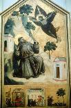 Saint Francis Preaching to Pope Honorius Iii-Giotto-Art Print