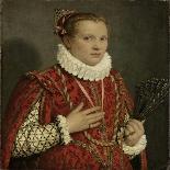 Portrait of a Young Woman, 1560-1578-Giovan Battista Moroni-Giclee Print