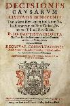 Decisiones Causorum Civitatis Beneventi, Title Page-Giovan Domenico Vinaccia-Giclee Print