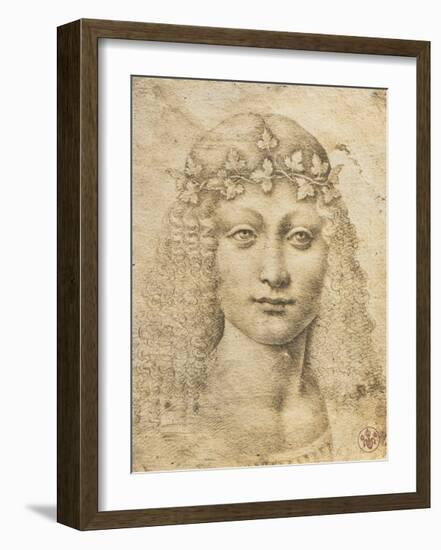 Giovane Bacco-Leonardo da Vinci-Framed Premium Giclee Print