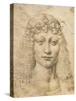 Giovane Bacco-Leonardo da Vinci-Stretched Canvas