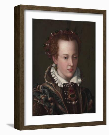 Giovanna D'Austria, 1570-Alessandro Allori-Framed Giclee Print