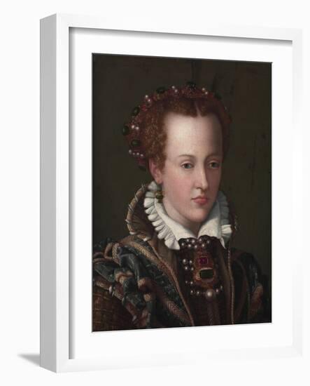 Giovanna D'Austria, 1570-Alessandro Allori-Framed Giclee Print