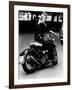 Giovanna Rides a High-powered Motorbike-null-Framed Photographic Print