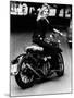 Giovanna Rides a High-powered Motorbike-null-Mounted Photographic Print
