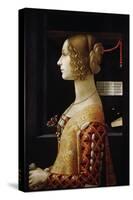 Giovanna Tornabuoni-Domenico Ghirlandaio-Stretched Canvas