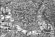 Constantinople, Mid 16th Century-Giovanni Andrea Vavassori-Mounted Giclee Print