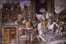 The Holy Family-Giovanni Antonio Bazzi-Mounted Giclee Print
