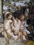 Putti, Detail from Marriage of Alexander Great and Roxana-Giovanni Antonio Bazzi-Giclee Print