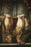 Footwear, Detail from Alexander Great Taming Bucephalus-Giovanni Antonio Bazzi-Giclee Print