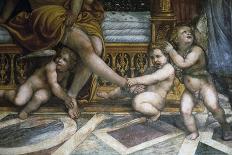Putti, Detail from Marriage of Alexander Great and Roxana-Giovanni Antonio Bazzi-Giclee Print