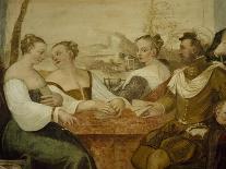 Lute Player, Detail from Invitation to Dance, Ca 1570-Giovanni Antonio Fasolo-Giclee Print