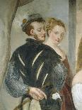 Pair of Young People, Detail from Game of Cards-Giovanni Antonio Fasolo-Giclee Print