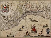 Map of Liguria Region-Giovanni Antonio Magini-Stretched Canvas