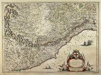 Map of Liguria Region-Giovanni Antonio Magini-Mounted Giclee Print