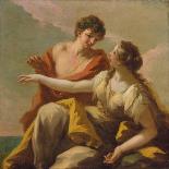 Achilles Contemplating the Body of Patroclus-Giovanni Antonio Pellegrini-Giclee Print