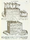 Illustration of Roof Thatching Techniques-Giovanni Antonio Rusconi-Giclee Print