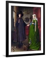 Giovanni Arnolfini and His Bride (The Arnolfini Marriage) by Jan Van Eyck-null-Framed Giclee Print