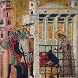 Beheading of St Columba, Detail from Three Stories of Saint Columba, 14th Century-Giovanni Baronzio-Framed Giclee Print