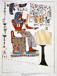 Mural from the Tombs of the Kings of Thebes, Discovered by G. Belzoni-Giovanni Battista Belzoni-Giclee Print